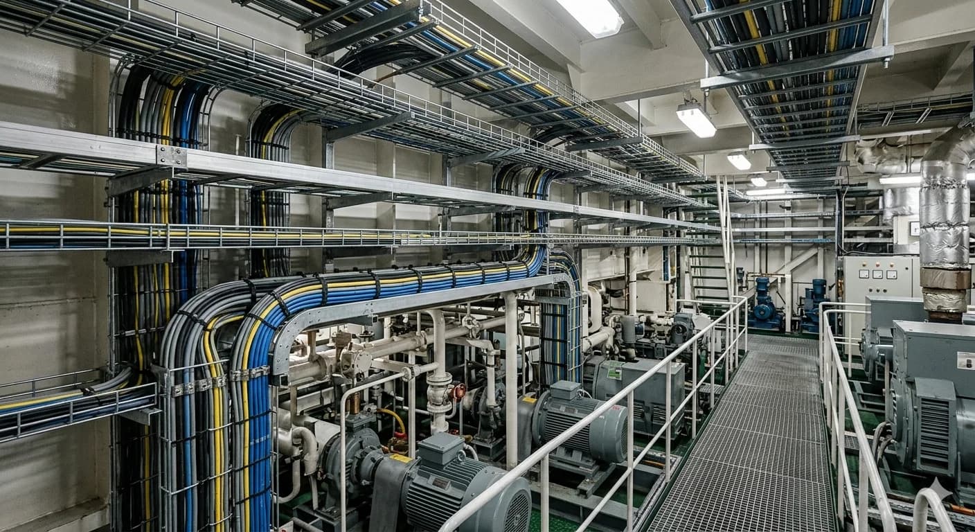 Marine cable management system