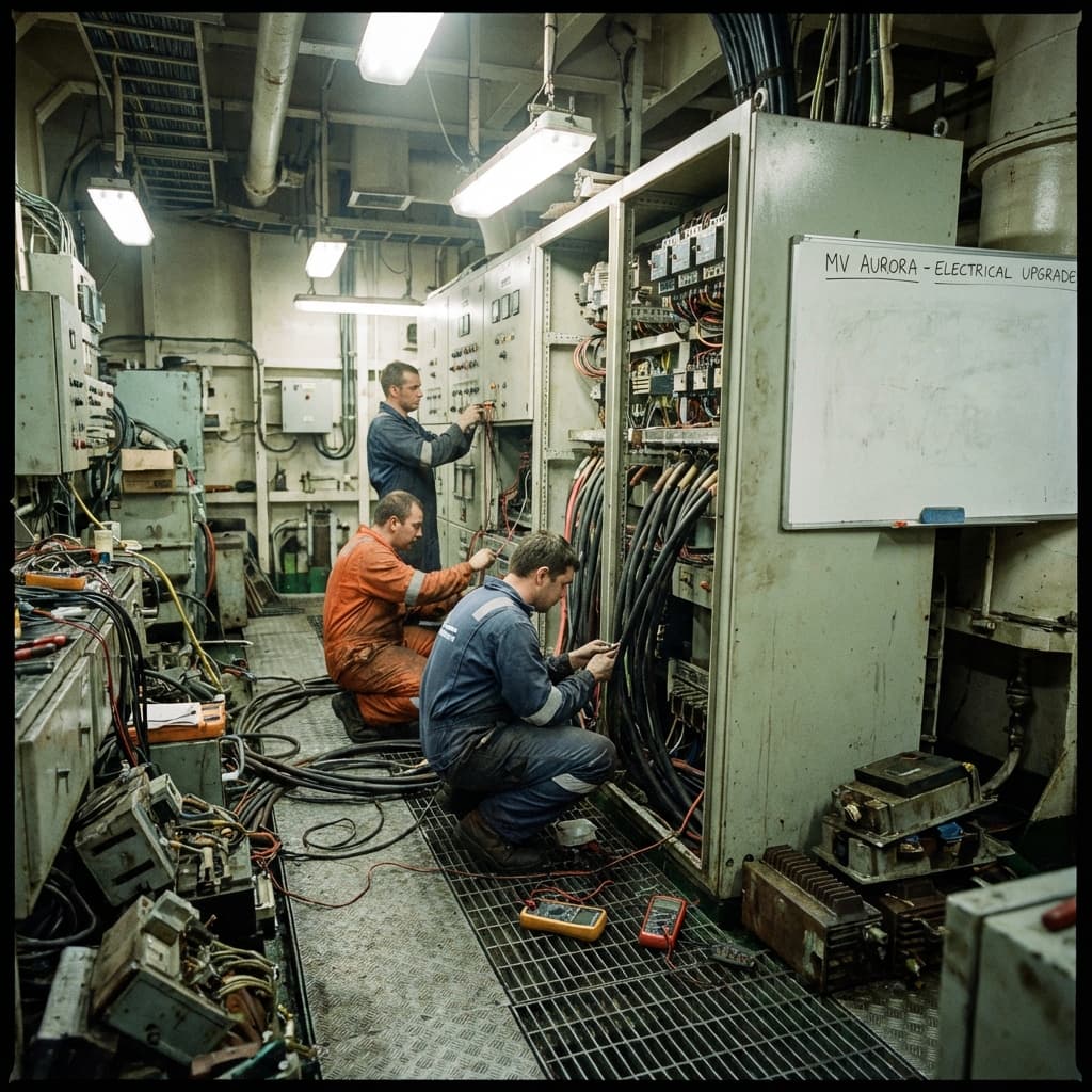 MV Atlantic Titan - Full Electrical Retrofit